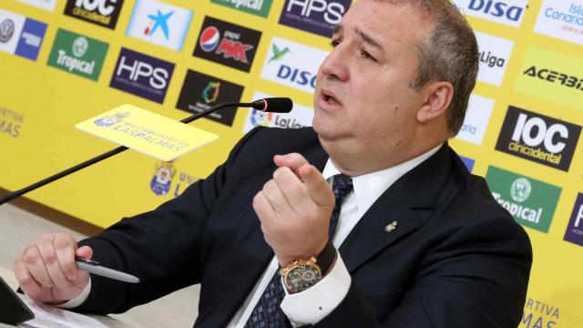 Miguel Ángel Ramírez, presidente de Las Palmas.