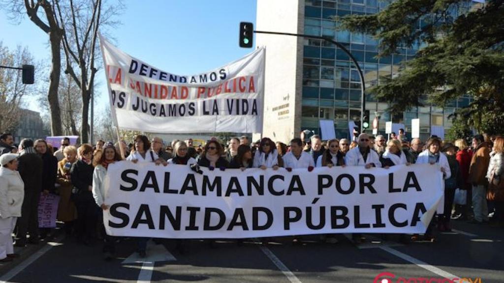 Cuarta Marea Blanca celebrada en Salamanca