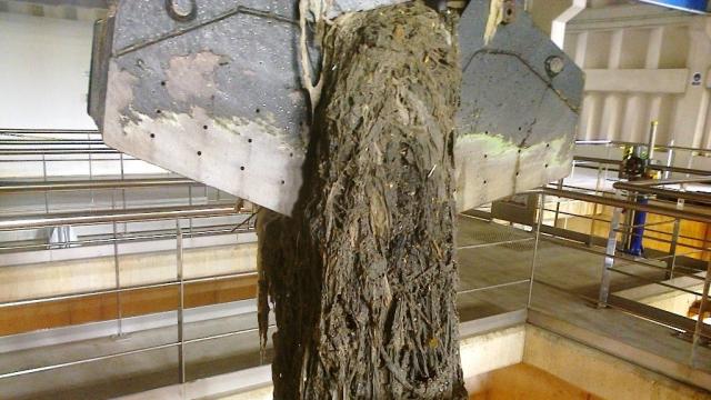 Una imagen de una planta que trata las aguas residuales de Orense.