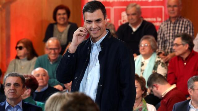 Pedro Sánchez en un acto reciente del PSOE.