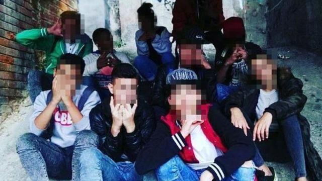 Imagen del autodenominado grupo The Ghetto Family.