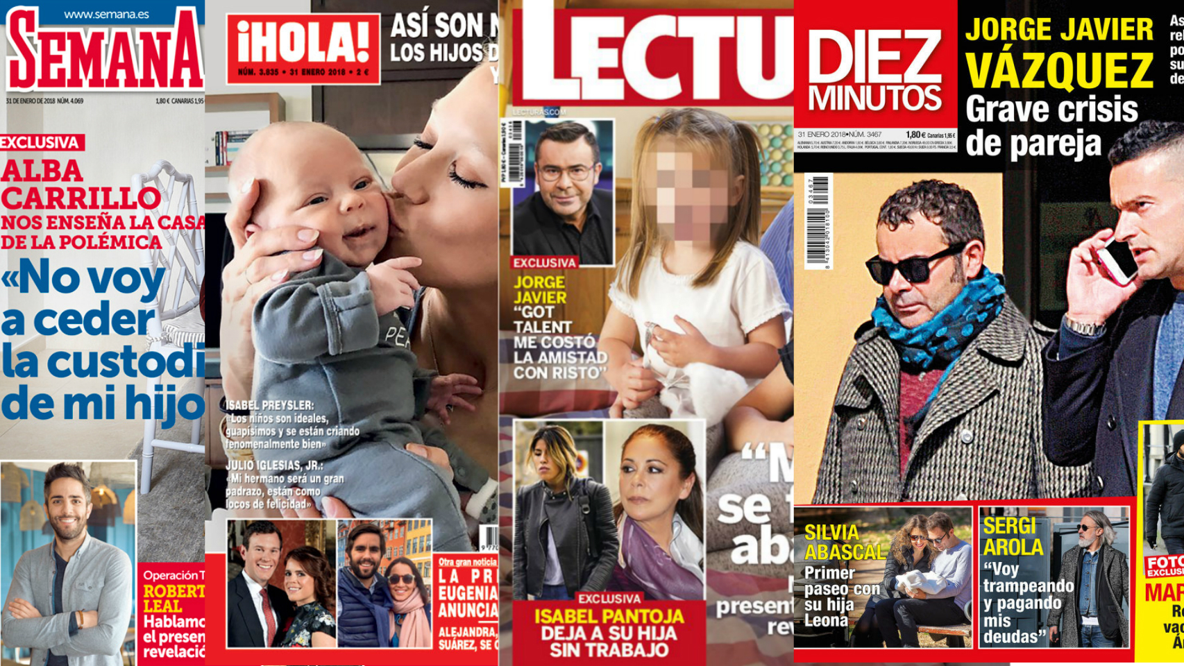 Las portadas de este miércoles.