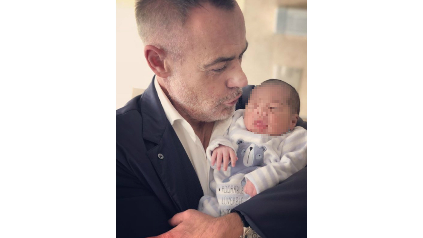 Jordi González emocionado con la llegada de Diego, el hijo de su mejor amiga.