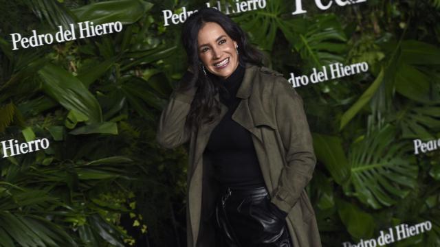 Begoña Villacís en el desfile de Pedro del Hierro.