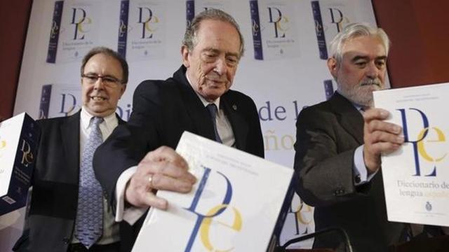 La RAE y su diccionario. EFE.