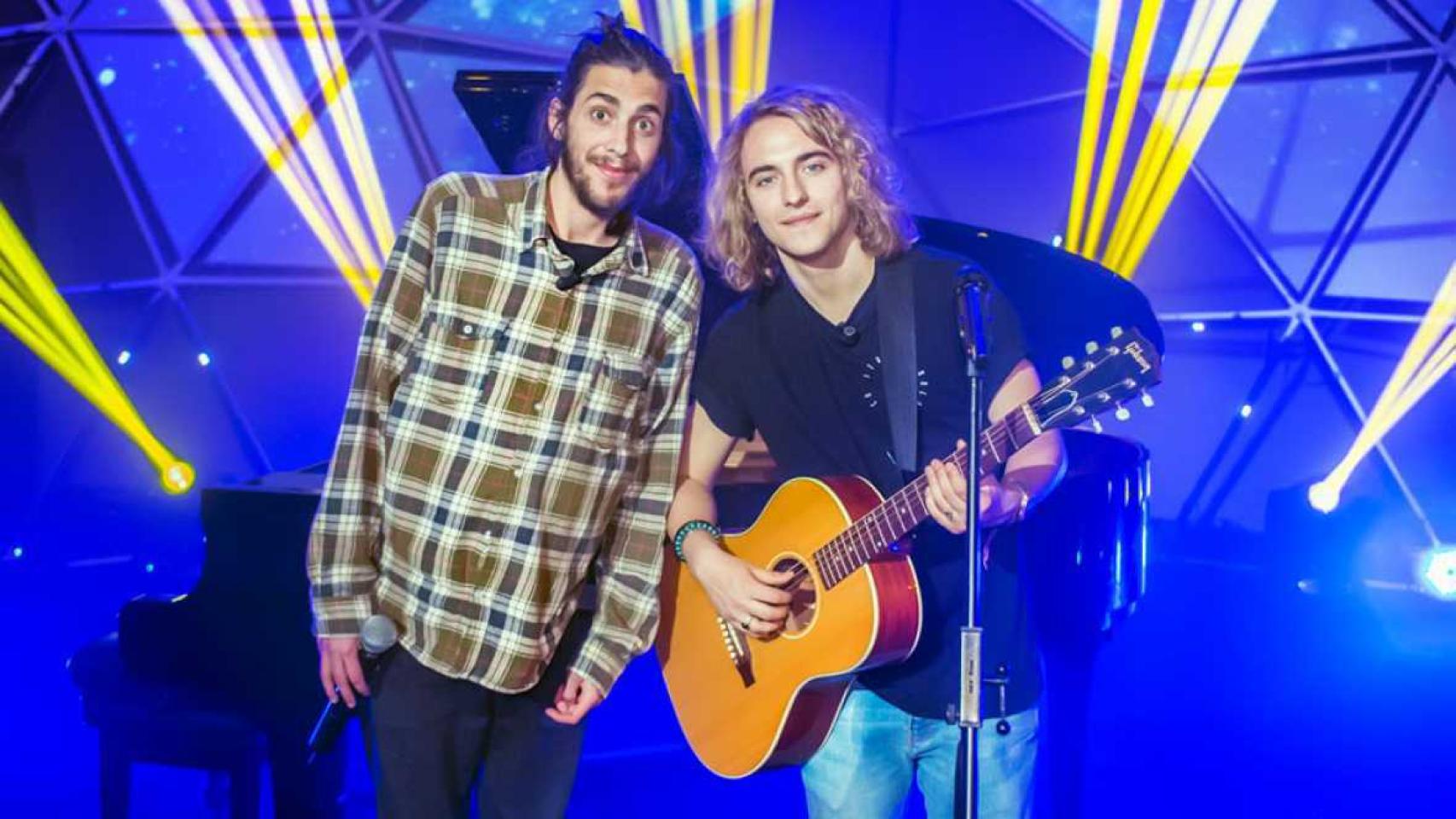 Salvador Sobral y Manel Navarro.