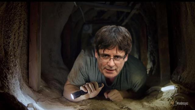 La probabilidad de que Puigdemont acceda al Parlamento por las alcantarillas es baja