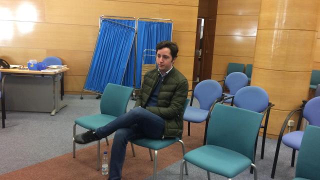 Nicolás Gómez Iglesias en los Juzgados de lo Penal de Madrid.