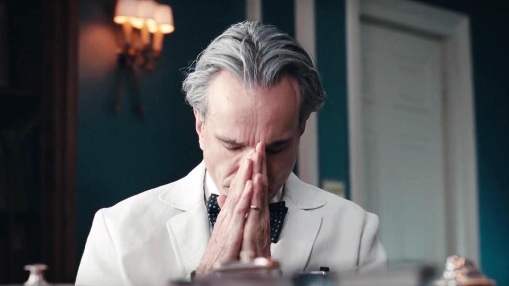 Daniel Day-Lewis en El hilo invisible.