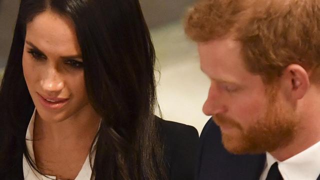 Meghan Markle junto al príncipe Harry en la gala. Gtres.