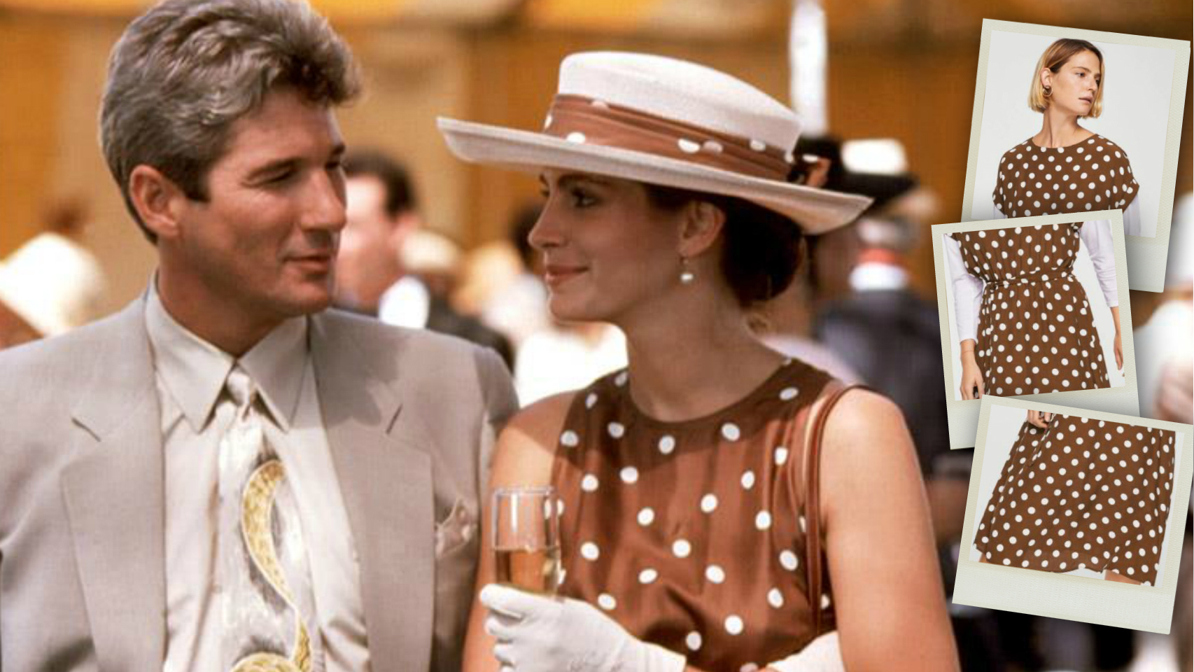 El vestido de Mango a lo 'Pretty Woman'.