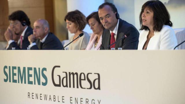 Imagen de la junta de accionistas de Siemens Gamesa.