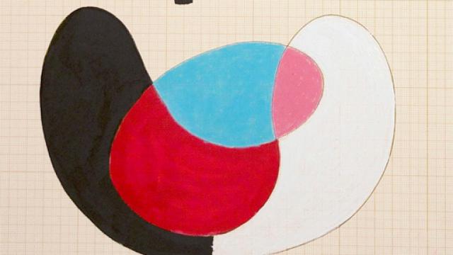 Uno de los dibujos de Eva Lootz para 'Binomio'