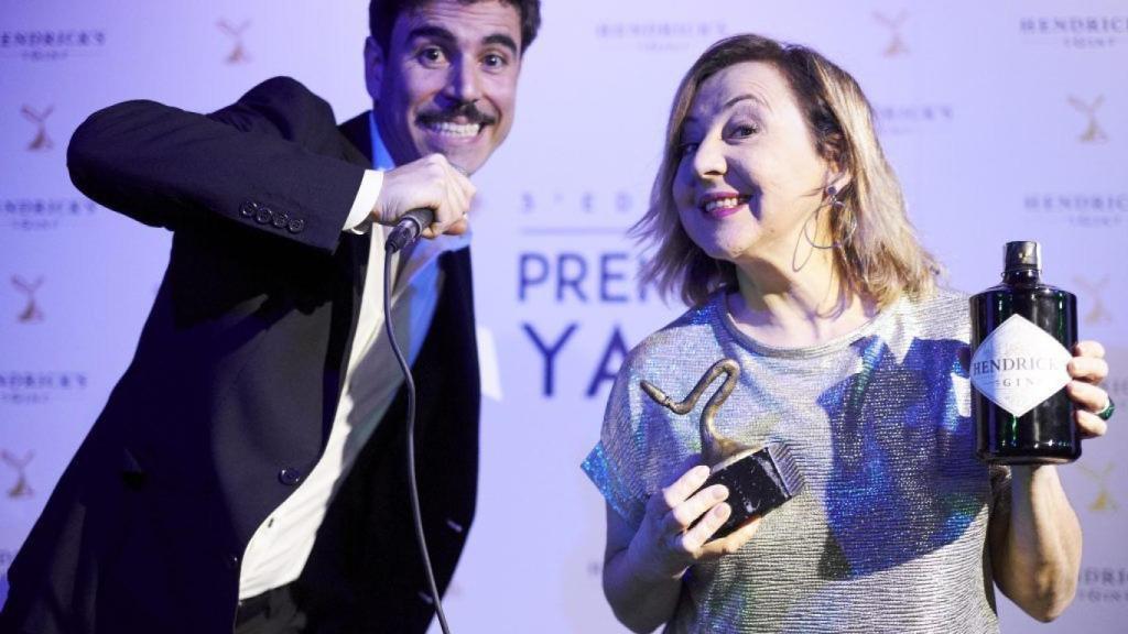 Foto de Carmen Machi con su premio el año pasado.
