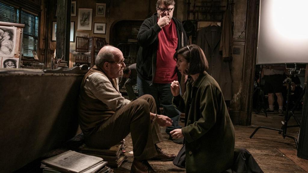 Guillermo del Toro en el rodaje de La forma del agua.