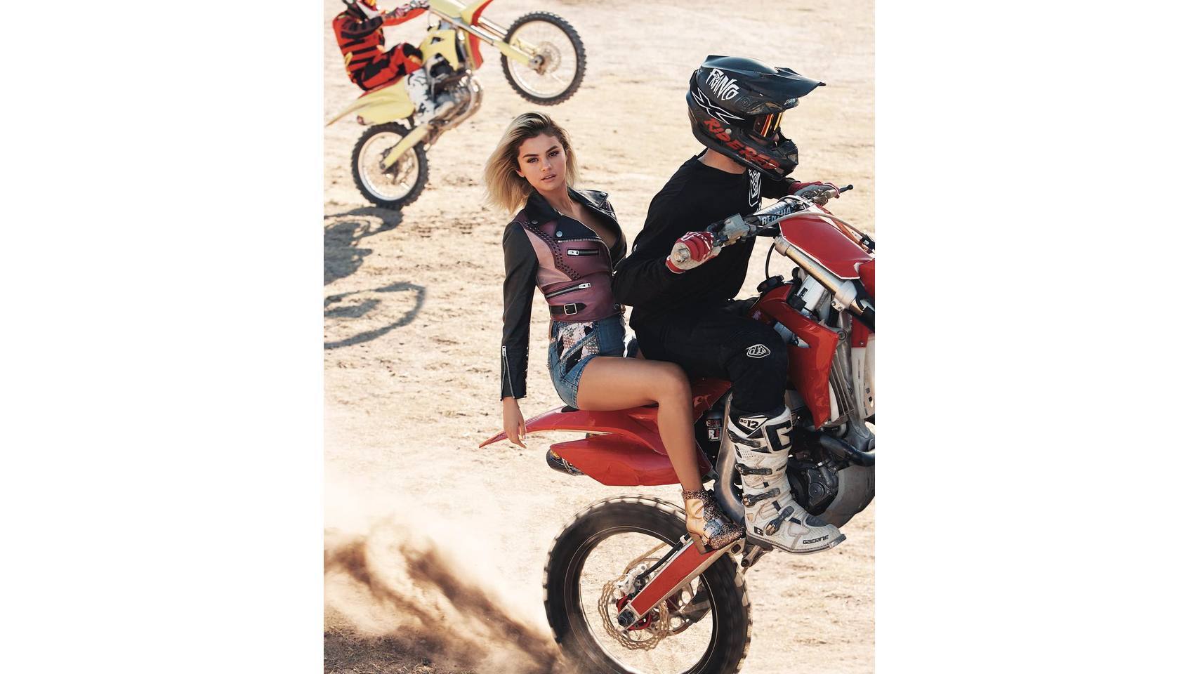 El lado más motero y seductor de Selena Góemz.