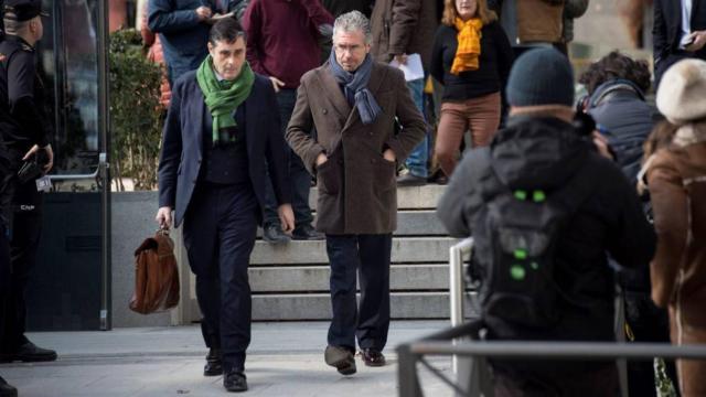 Francisco Granados a la salida de su declaración en la Audiencia Nacional.
