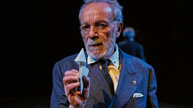 José Luis Gómez en su obra Unamuno: venceréis pero no convenceréis, en el Teatro de la Abadía.