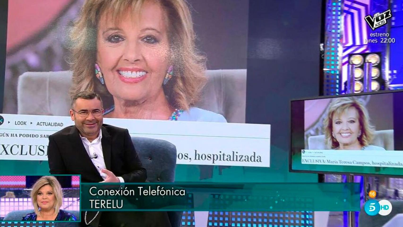 María Teresa Campos llama al ‘Deluxe’ tras ser hospitalizada: “Me he llevado un mal ratillo”