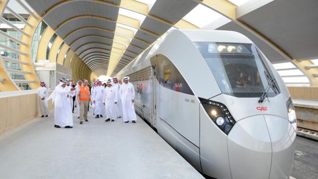 Uno de los trenes suministrados por CAF.