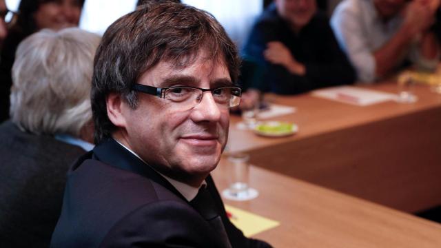 El ex presidente de la Generalitat, en una de sus últimas apariciones públicas