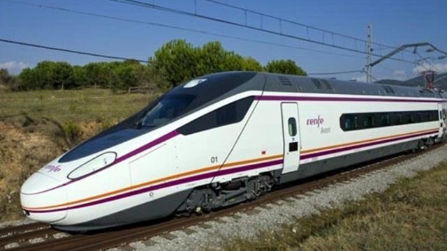 Imagen de un tren Alvia