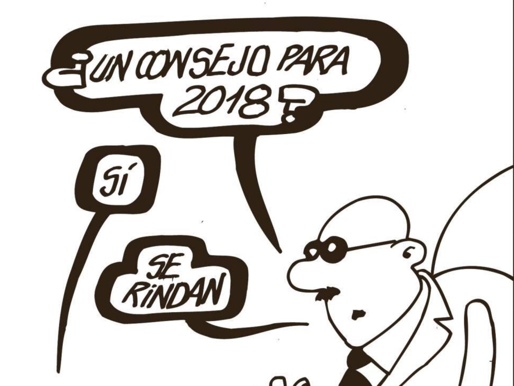 La última viñeta que Forges subió a su Twitter.