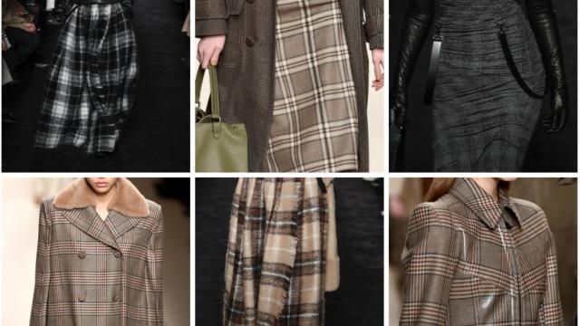 Imágenes del desfile de Fendi y Max Mara en Milán en un collage.