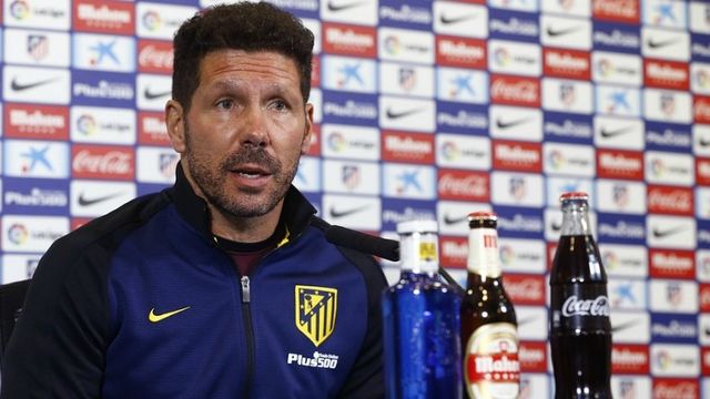 Simeone en rueda de prensa. Foto: atleticodemadrid.com