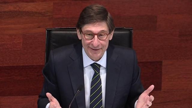 José Ignacio Goirigolzarri, presidente de Bankia, explica el plan estratégico a 2020.