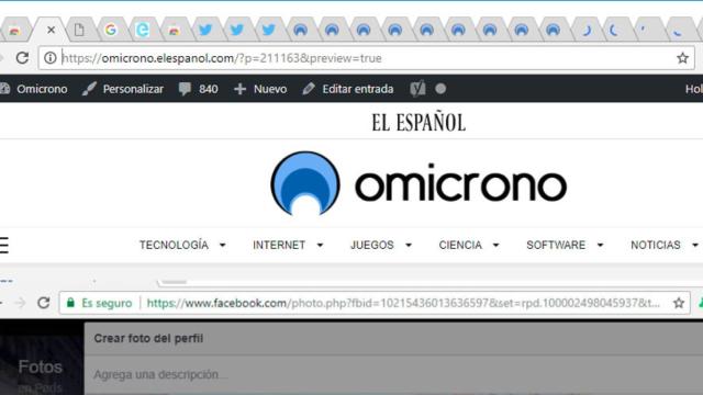 pestañas google chrome navegador web
