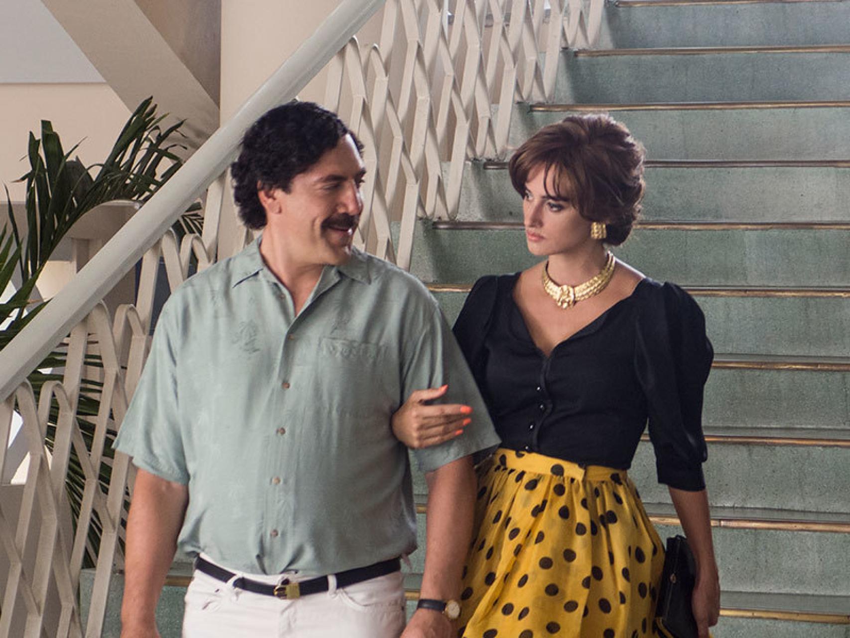 Javier Bardem y Penélope Cruz en Loving Pablo.