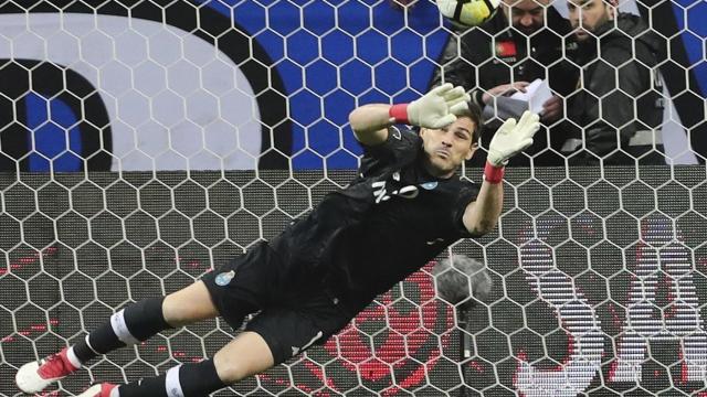 Iker Casillas durante el Oporto - Sporting de Portugal.