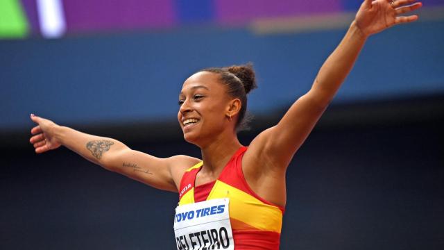 La ribeirense Ana Peleteiro, fue bronce en la final de triple con un salto de 14.40 metros.