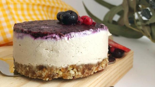 tarta de queso vegana dest