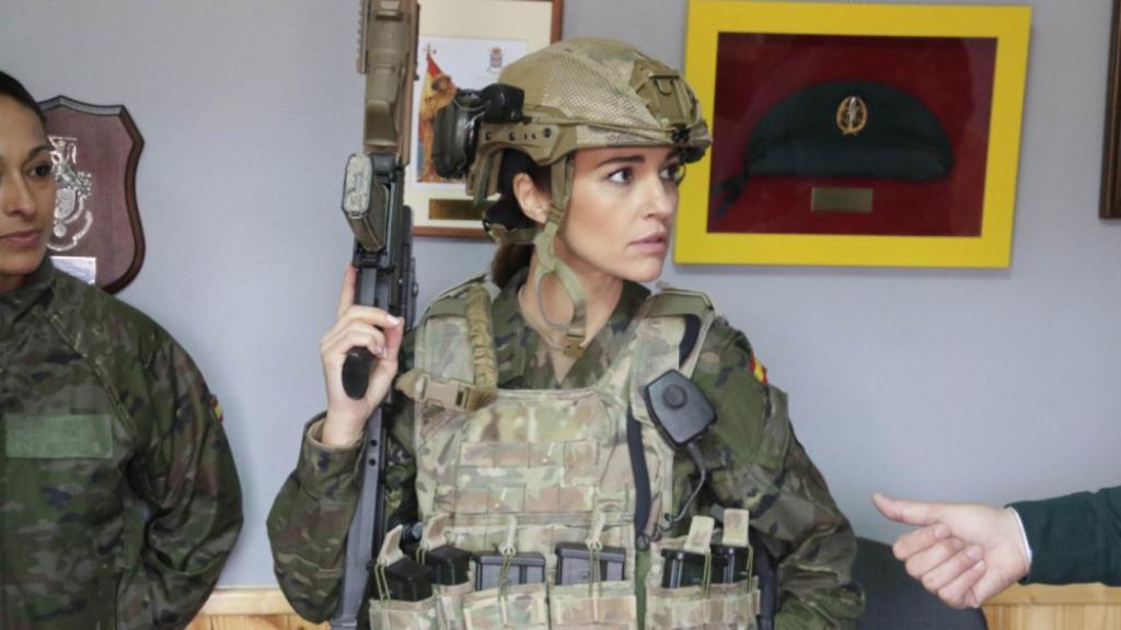 Primeras imágenes Paula Echevarría en el rodaje de 'Los nuestros'