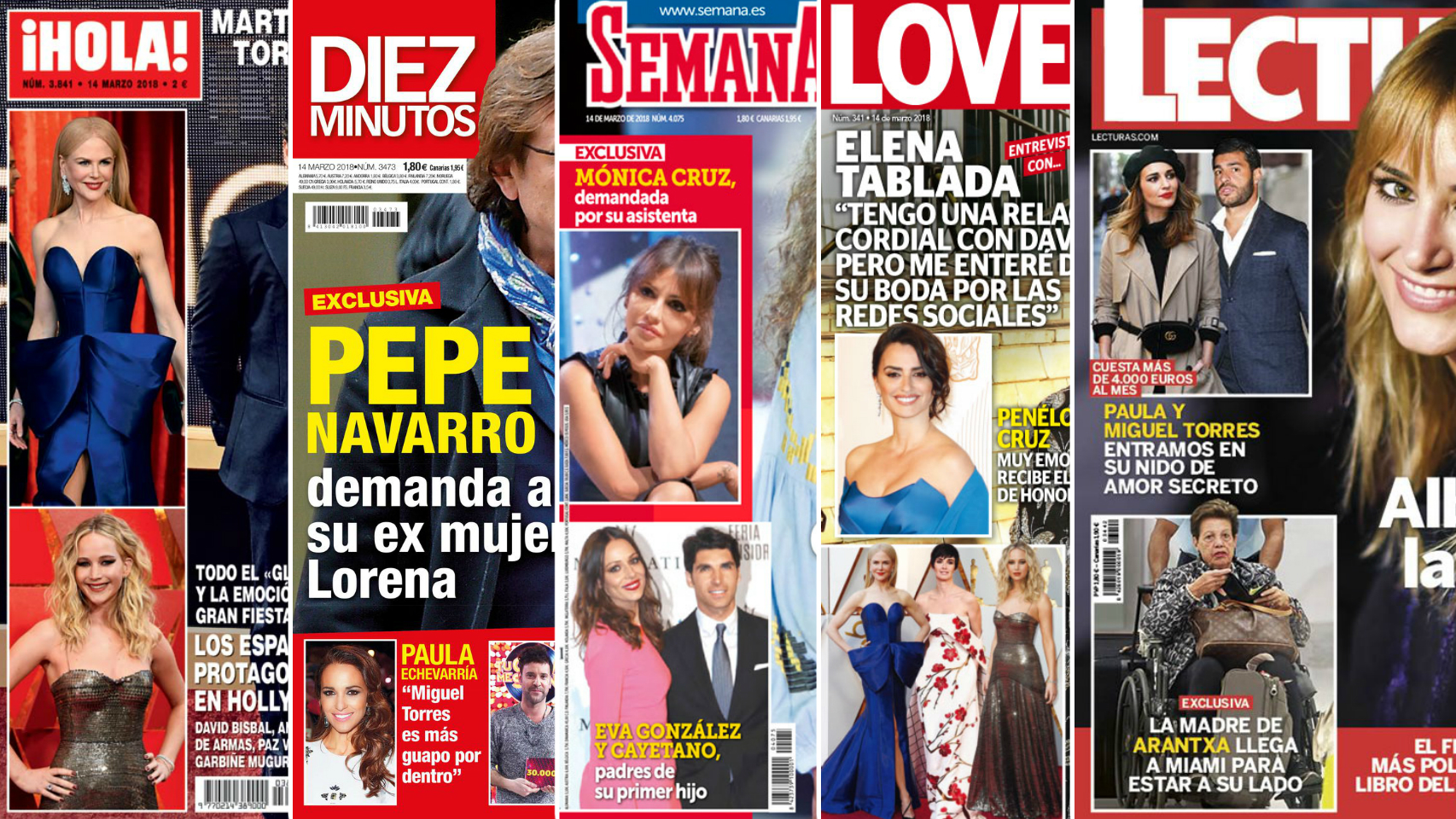 Estas son las revistas de este miércoles.