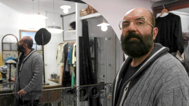 Paco Delgado en su estudio.