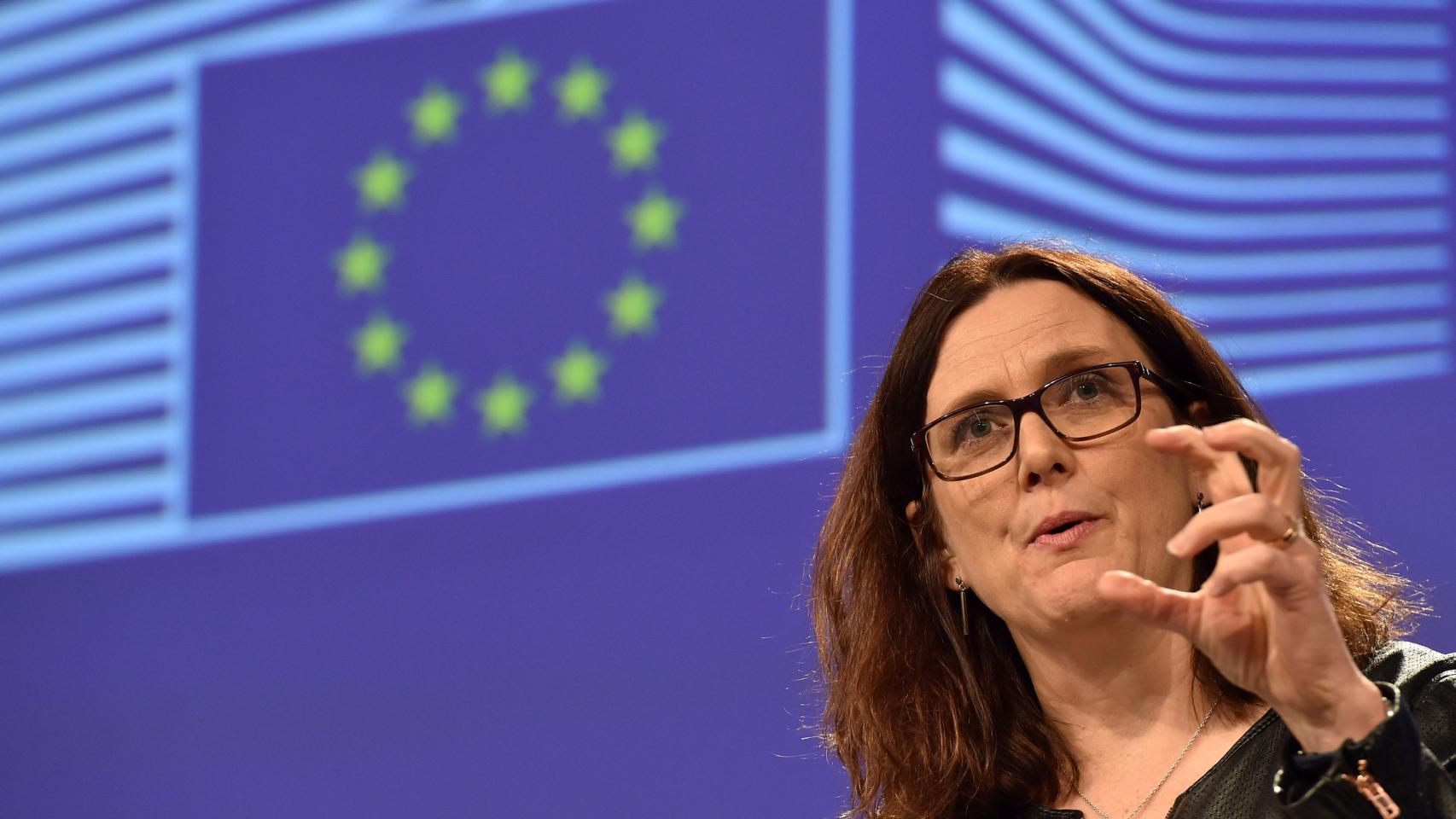 La comisaria de Comercio, Cecilia Malmström