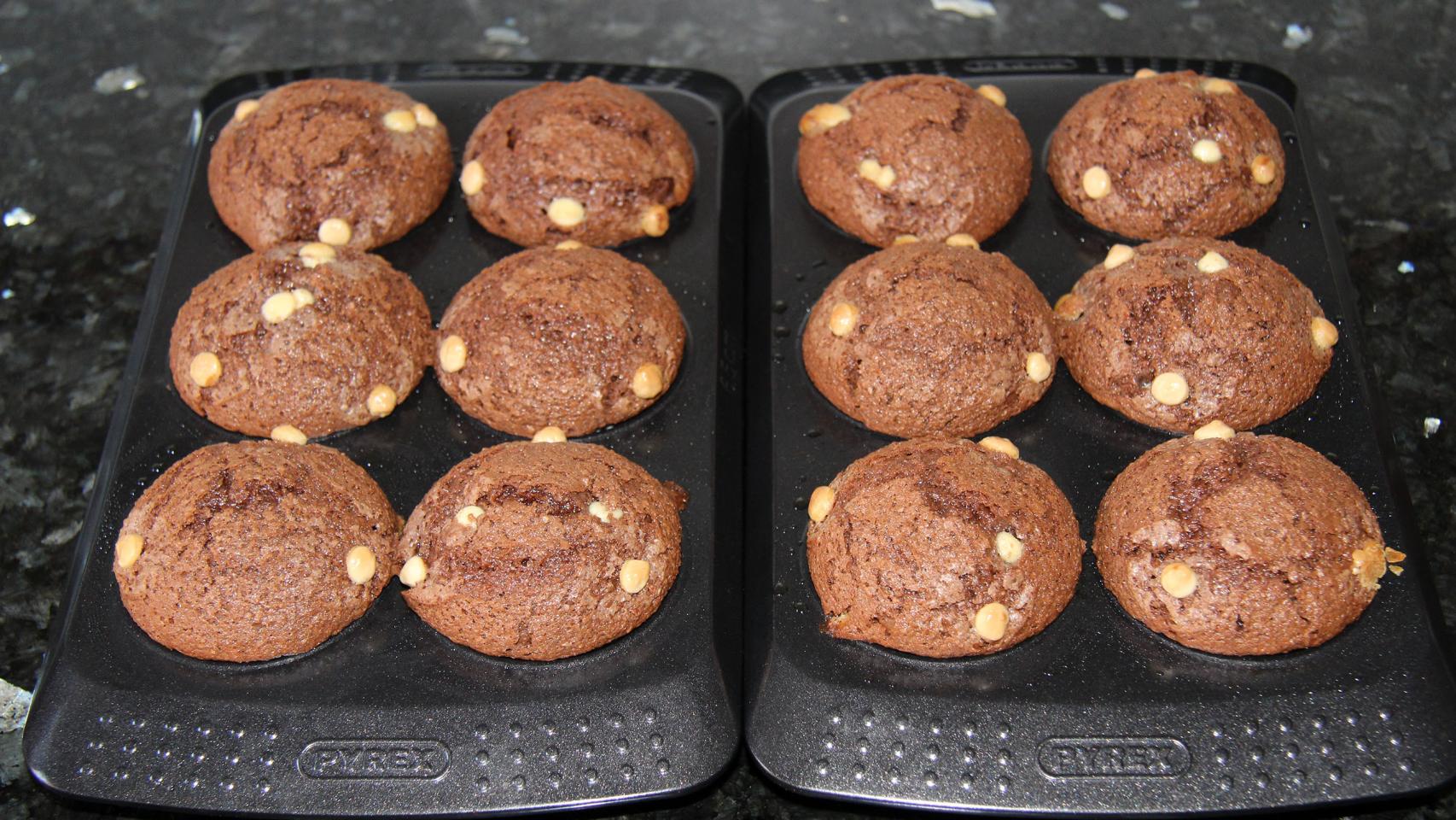 MAGDALENAS INTEGRALES DE CACAO Y MANDARINA CON Y SIN THERMOMIX 13