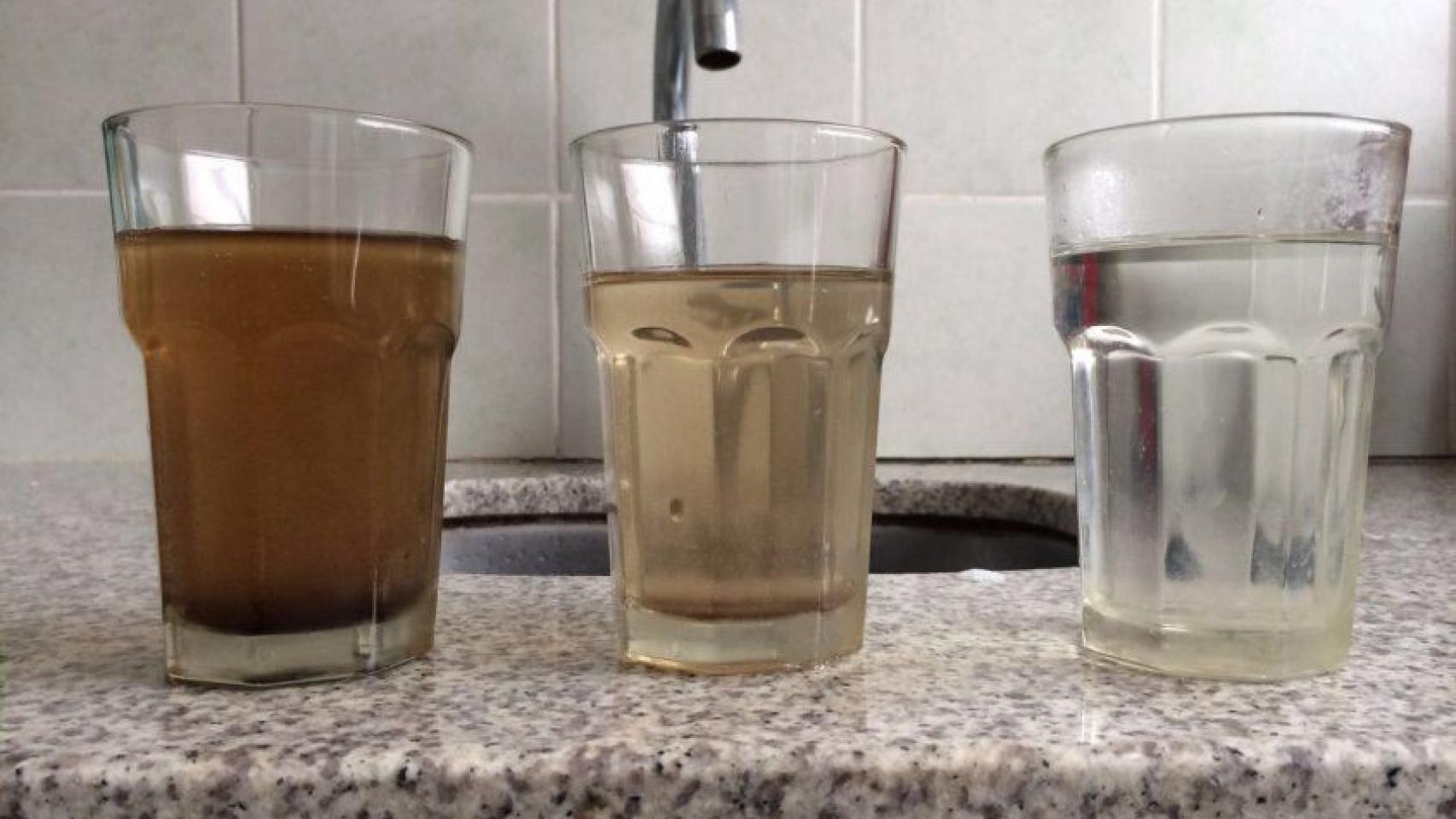 agua turbia