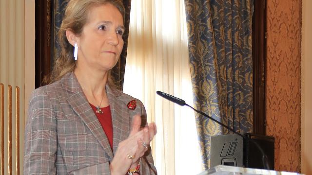 La infanta Elena en su última aparición pública.