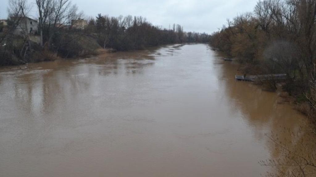 Imagen del río Pisuerga en Valladolid