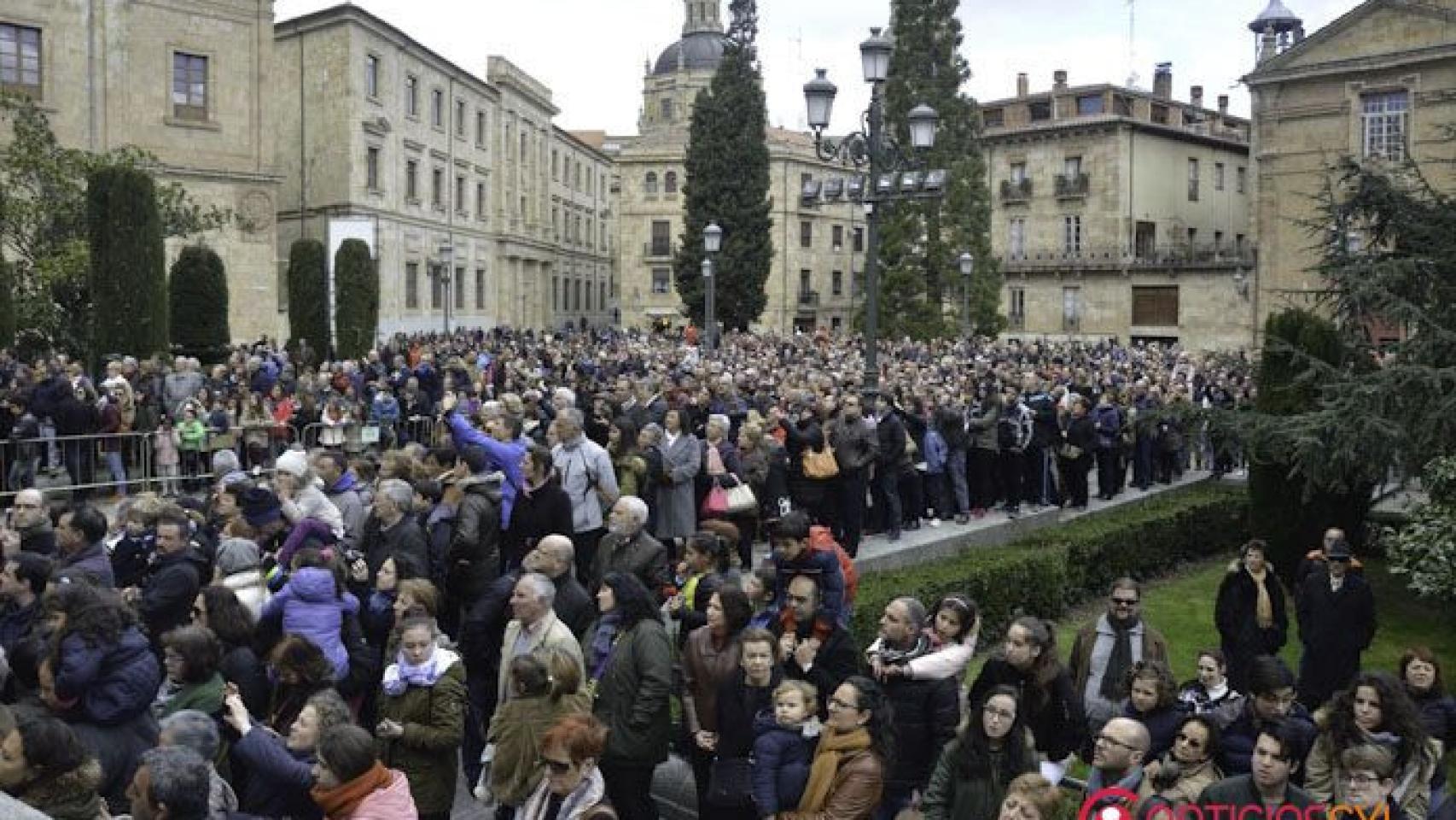 Imagen de archivo del Encuentro de Semana Santa en Salamanca, en 2016.