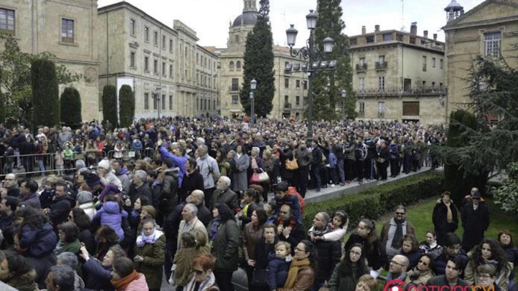 Imagen de archivo del Encuentro de Semana Santa en Salamanca, en 2016.