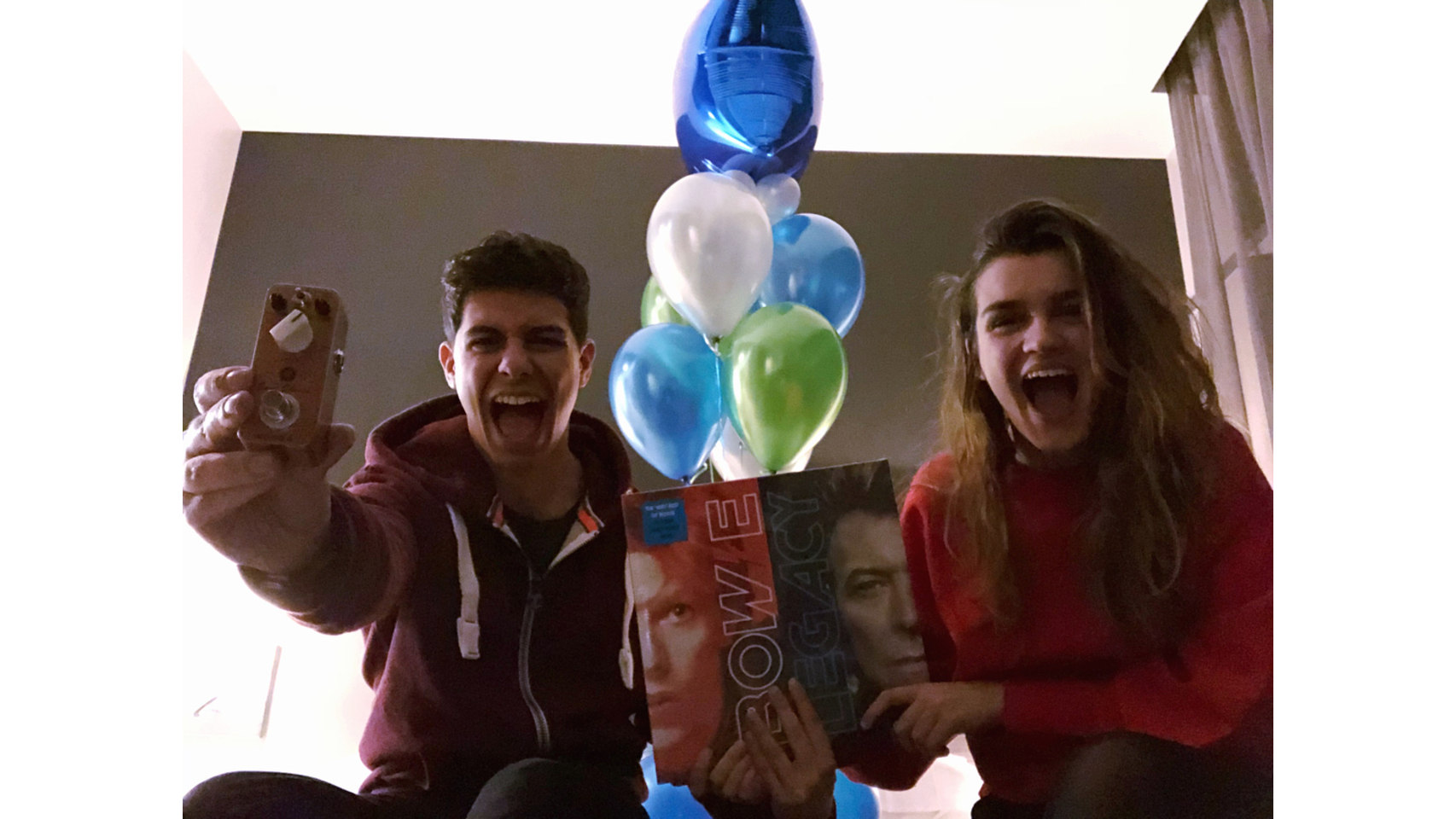 Alfred celebra su cumpleaños junto a su pareja, Amaia. El triunfito ha disfrutado de la celebración de su 21 años en Madrid, mientras prepara el concierto de 'Operación Triunfo'.