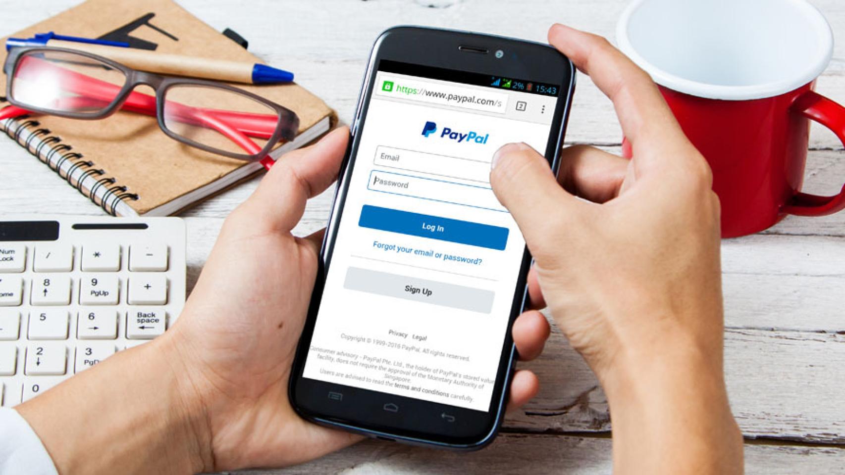 Pago con el móvil con la app de PayPal