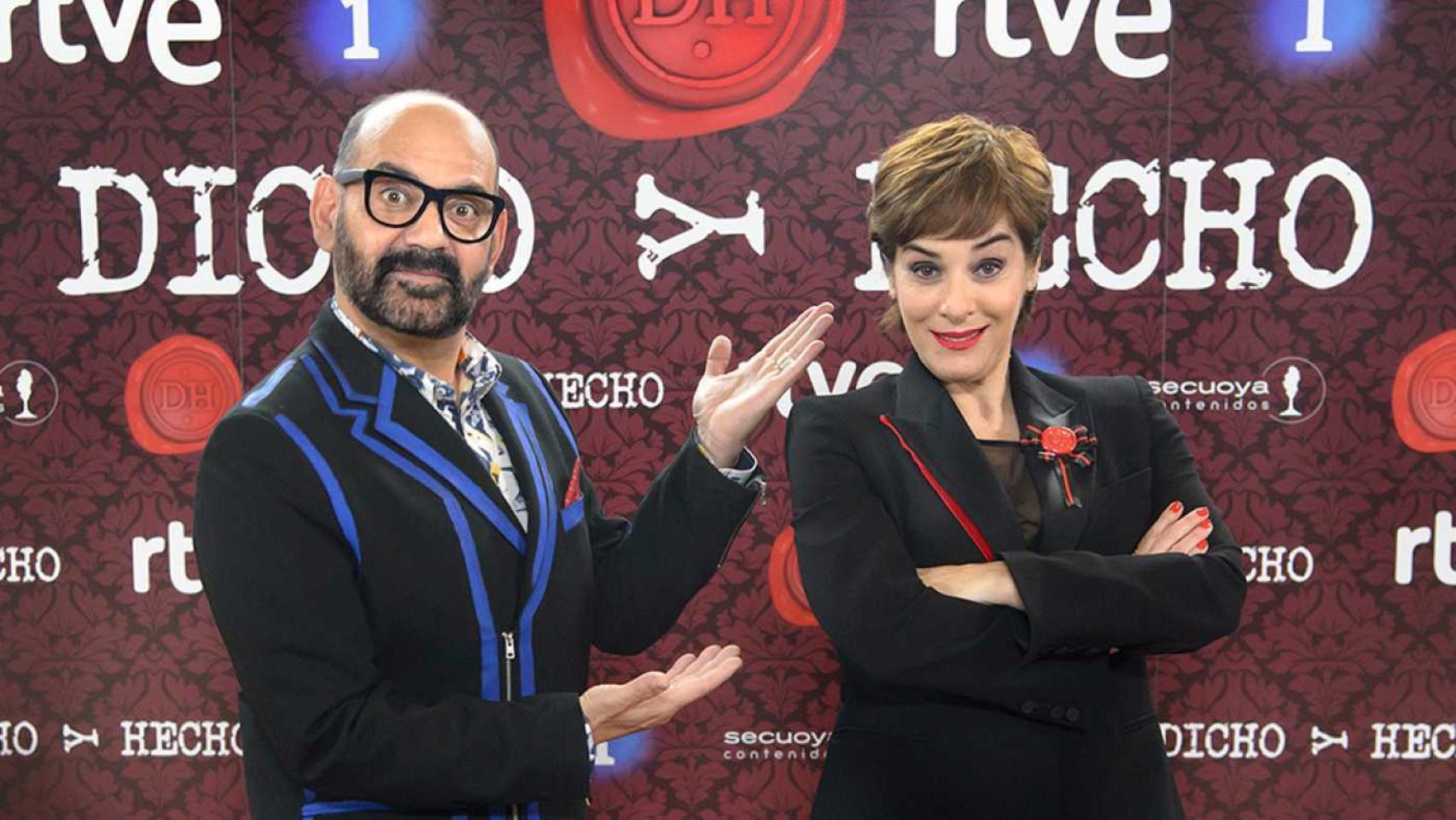 José Corbacho y Anabel Alonso.