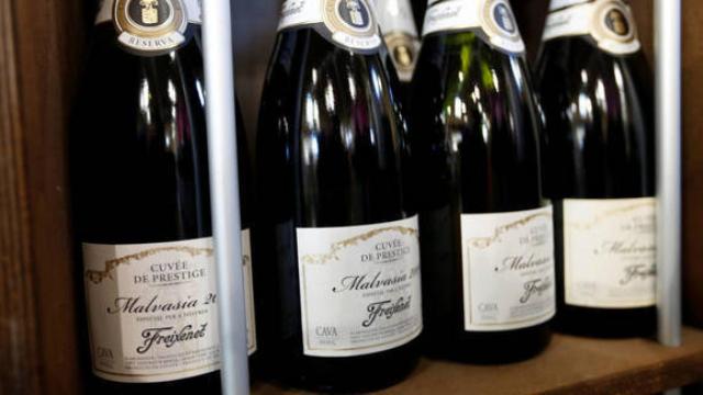 Varias botellas de cava Freixenet, en una imagen de archivo.