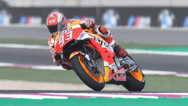 Marc Márquez, durante el GP de Qatar.